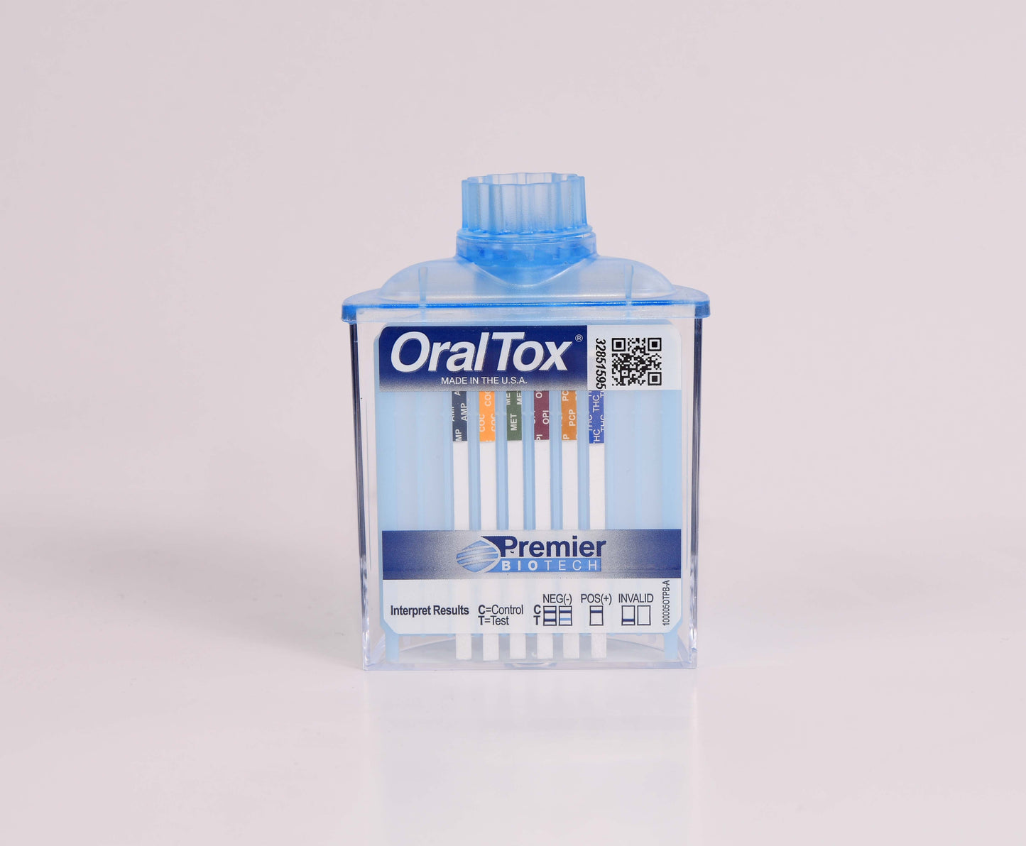 Instant Oral Fluid Drug Test (AMP, BAR, BZO, COC, METH, MTD, OPI, OXY, PCP, THC)