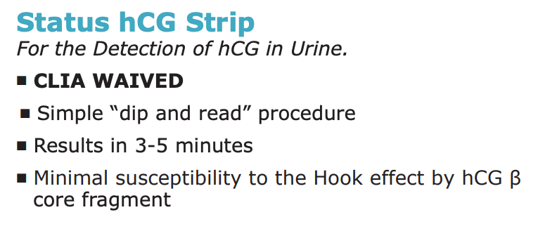 Pregnancy Test - hCG Strip