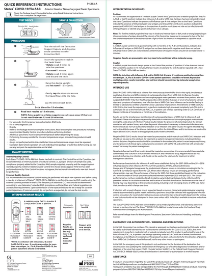 Covid-19 with Flu A & B Test